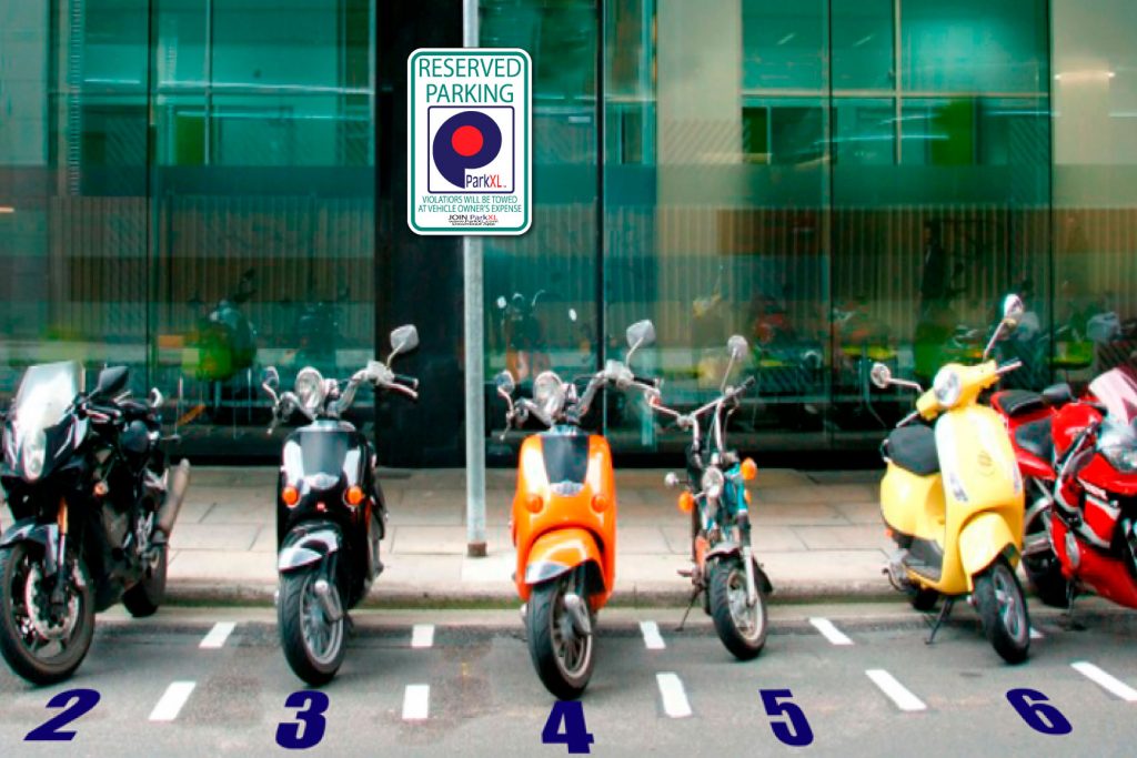 Motorcycle Parking with ParkXL ParkXL